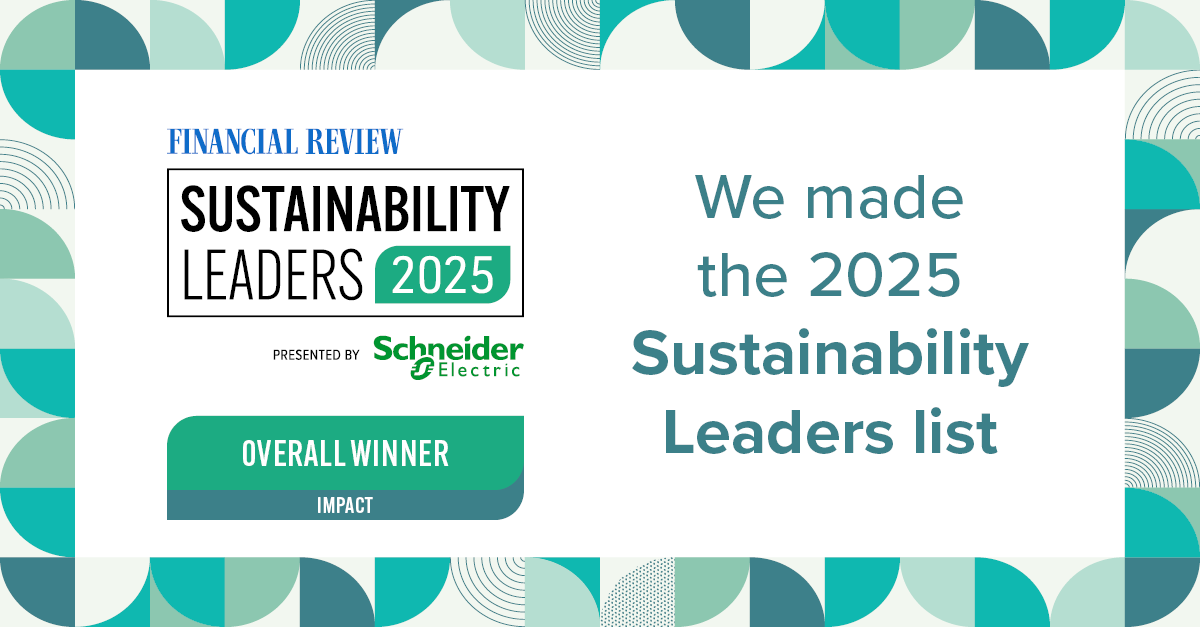 Australian Financial Review 2025 Sustainability Leaders List